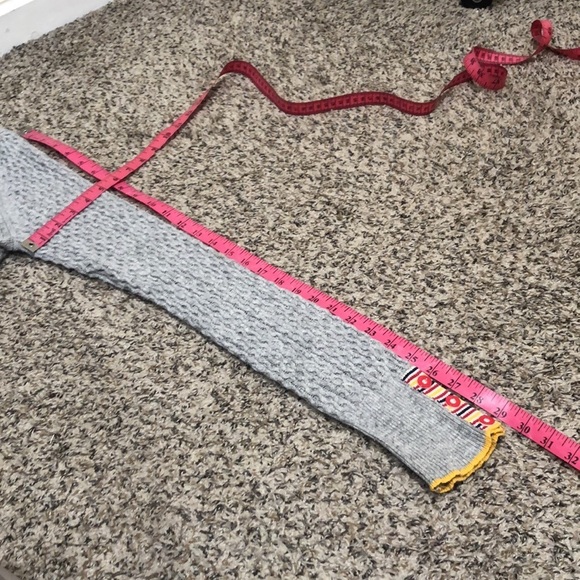 Anthropologie Sparrow Cardigan Sweater Size Small Gray Cotton Blend Cable Knit - Picture 12 of 12